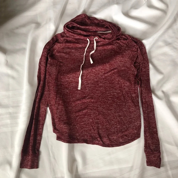 HOLLISTER Long Sleeved  Slouchy Neck Tee - Picture 1 of 9